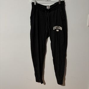 Cuffy’s Mens Black Cape Cod Mass. Jogger Sweatpants Size S